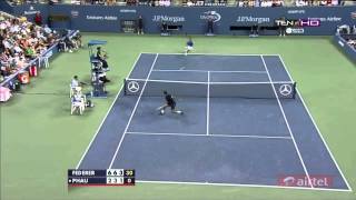 Federer Vs Phau HIGHLIGHTS US OPEN 2012 [HD]