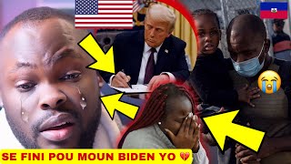 SE KONFIME TOUT MOUN KI TE RANTRE NAN BIDEN NAN LIS DEPÒTASYON😭DONALD TRUMP PATA FÈ NOU SA😕