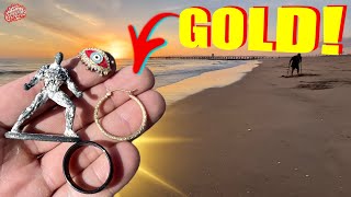 Strong Winds Expose GOLD on This Historic Beach!!