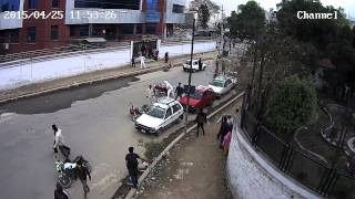 Nepal Earthquake CCTV footage of Dharahara, Sundhara EXCLUSIVE Full HD