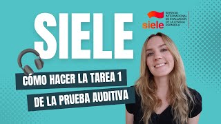 SIELE - Prueba de Comprensión auditiva - tarea 1 (A1)