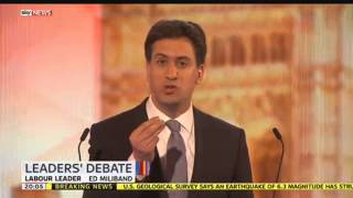 Final Leaders' Debate - Opening Remarks