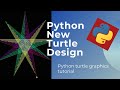 Awesome Python turtle pattern 🌟 #python #shorts