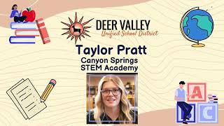 DVUSD New Teacher Profile: Taylor Pratt