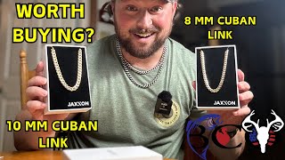 JAXXON 8mm vs 10mm CUBAN LINKS Which is Better for You