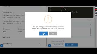Maximise the Tastiness Solution CodeChef||Starters 49 java