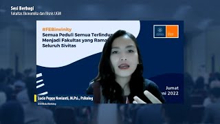 Menjadi Fakultas yang Ramah untuk Seluruh Sivitas | Lucia Peppy Novianti