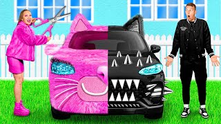 Pink Car vs Black Car Challenge | Funny Situations and Fails by Fun Challenge