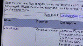 Digital modes tutorial Digital sound clips