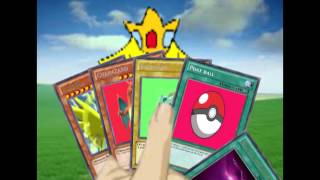Yu-Gi-Oh in real life animated duel  - Yu-Gi-Oh and Pokémon mash up