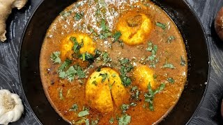 कोकणी पद्धतीने वाटणातील अंड्याचा रस्सा | Kokani style egg curry@KokaniThhat