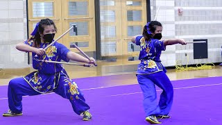 Kylie Jones Adv W Three Section Staff Intercollege Wushu Games 2022