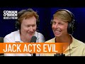 Conan Helps Jack McBrayer Unleash His Inner Villain | Conan O’Brien Needs a Friend