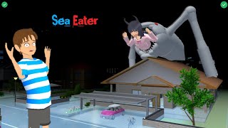 MIO Sea Eater Zombie 😱 | SAKURA School Similator Horror Drama 👺