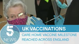 Coronavirus: Care home vaccine “milestone” reached in England | 5 News