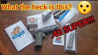 .40 SUPER 🔥 Powerhouse in a 1911!  An introduction to ONE MEAN CALIBER!😡