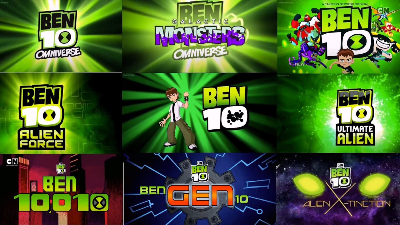 Ben 10 - All Theme Songs/Openings - YouTube