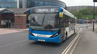 Stagecoach In Mansfield 26272 arrives into Sheffield Interchange with a 53 service from Mansfield