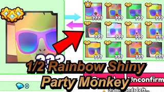 Pet Simulator 99 | INSANE Offers on 1/2 Rainbow Shiny Party Monkey