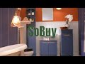 sobuy navy blue bathroom cabinet丨tall cabinet丨storage cabinet丨cupboard丨bzr112 b