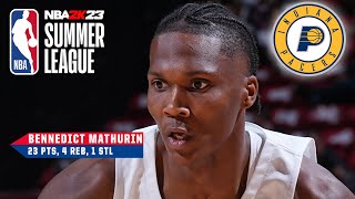 Bennedict Mathurin puts up 23 PTS in 20 MIN in first Summer League Game 👀