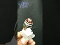 Cincin Batu Akik Fosil Kayu Baturaja Natural Petrified Wood | Akik-Apik