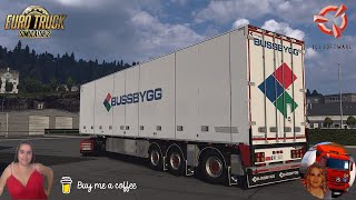 Euro Truck Simulator 2 (1.53) Bussbygg Trailer by Kast [1.53] + DLC's \u0026 Mods