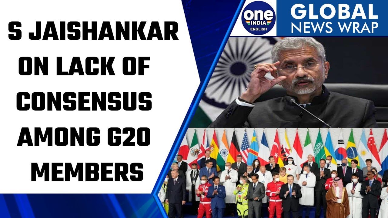 Indian EAM S Jaishankar Says No G20 Joint Statement Due To Russia ...