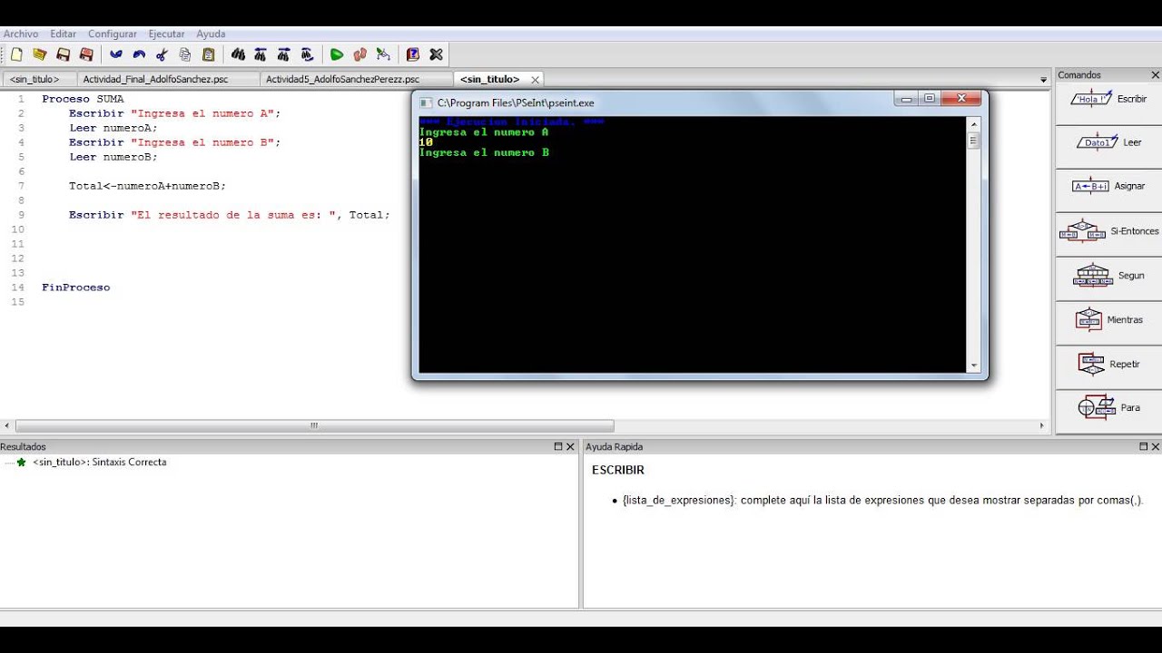 Pseint Tutorial Básico Principiantes Youtube Pseint Tutorial Básico Principiantes Youtube