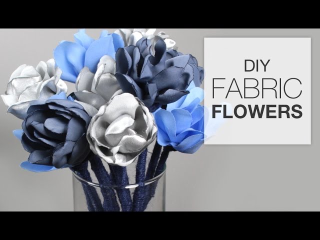 Fabric Flower Bouquet Tutorial Layered Fabric Flower How To Make A