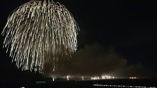 長岡花火2015　史上初!!正三尺玉3連発！＆長生橋　ナイアガラ大瀑布　【Full HD 60fps動画】　2015.08.03