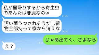 在宅勤務で年収3000万の私を寄生虫と言って、里帰り出産のために家から追い出そうとする義姉「ニート出て行けw」→彼女の要求に従って家を出た結果は…www