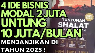 4 IDE BISNIS MODAL 2 JUTA UNTUNG 10 JUTA SEBULAN ! - peluang usaha yang menjanjikan