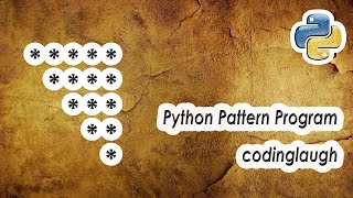 Inverted Mirrored Right Triangle || Star Pattern || Python Pattern Program || Bangla (বাংলা)