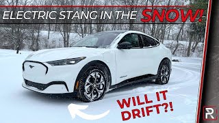 2021 Ford Mustang Mach E Dual Motor Ext. Battery Winter & Snow Test – Redline: Review