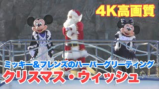 【4K画質】ミッキー＆フレンズのハーバーグリーティング：ディズニー・クリスマス