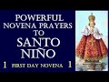 FIRST DAY POWERFUL NOVENA PRAYERS TO SANTO NIÑO - FIRST DAY