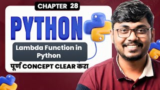 Day 28: Lambda Function in Python | Anonymous Functions Explained 🐍