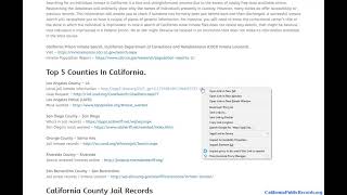 Free Background Check In California (Online Guide Using CA Public Records).