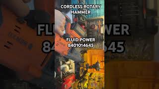 CORDLESS ROTARY HAMMER AVAILABLE AT FLUID POWER AHMEDABAD 8401014645#powertools #cordlesspowertools