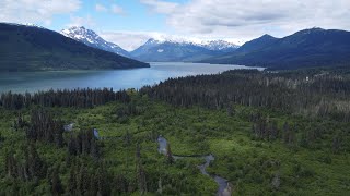 Into the Wild 4. Aerial Views of Hanna Creek and Meziadin Lake on BC's Stewart-Cassiar Highway.