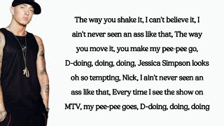 Eminem - Ass Like That (lyrics)