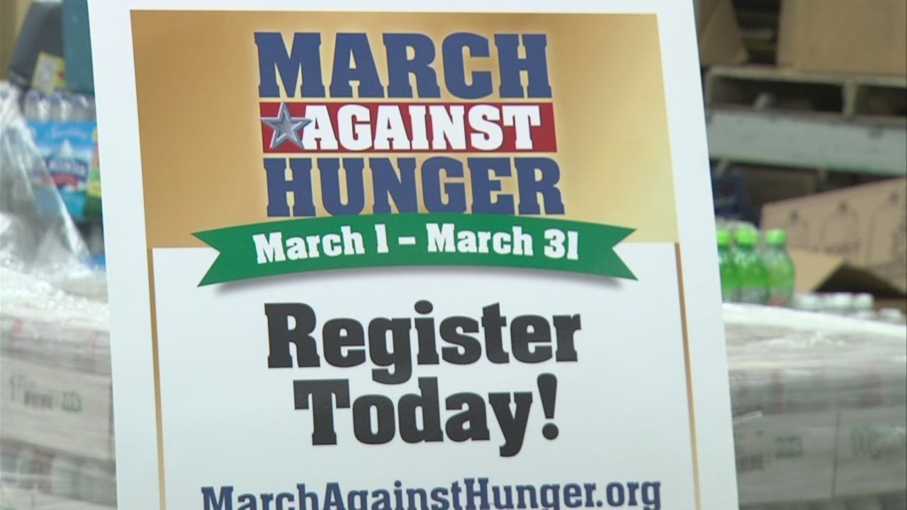 March Against Hunger Food Drive Underway - YouTube