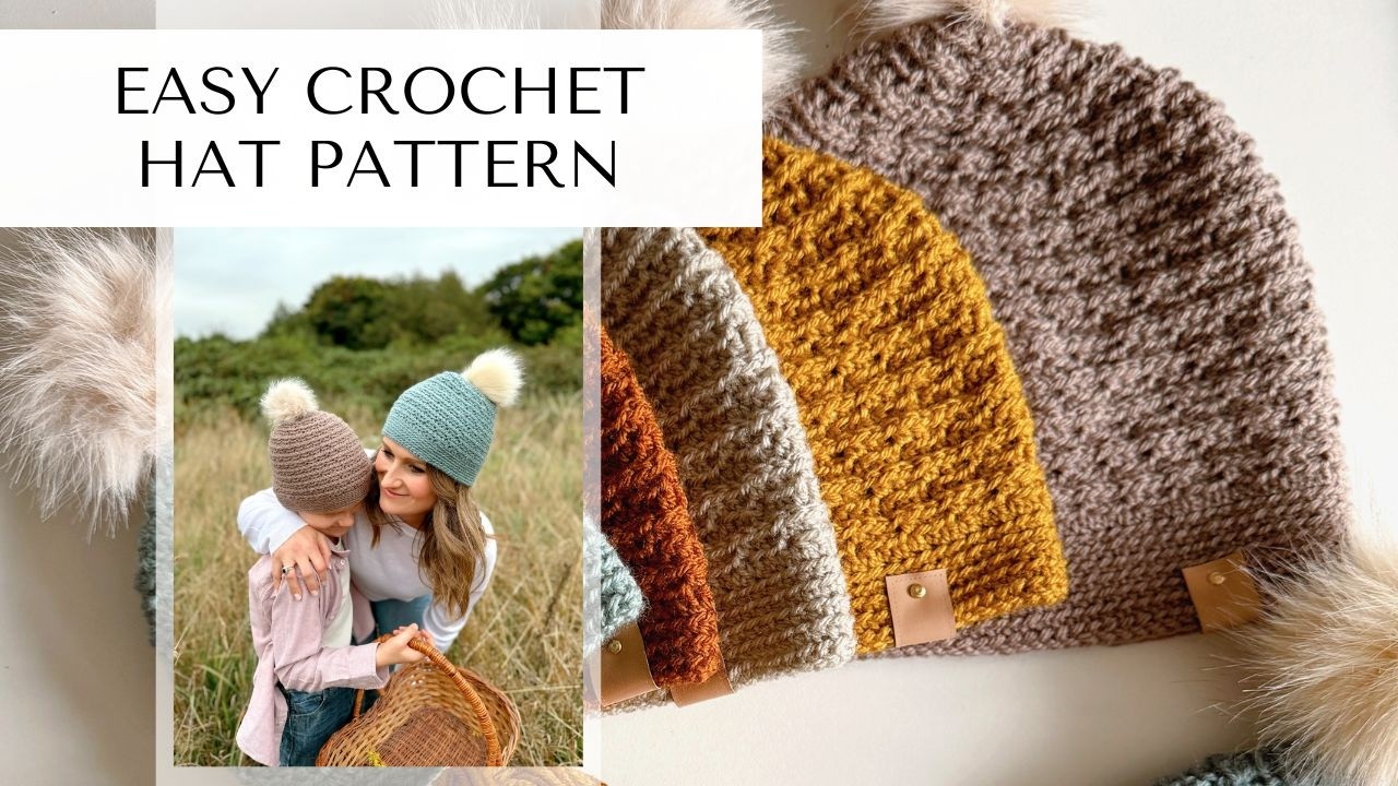 Quick And Easy Crochet Hat Pattern Youtube