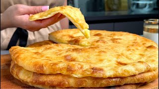 Ossetian PIES with potatoes and cheese! Fantastic pies! Thin dough, lots of filling, very TASTY