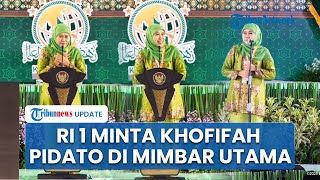 Tersorot Adab Prabowo Subianto Minta Khofifah Pidato di Mimbar Utama saat Acara Muslimat NU