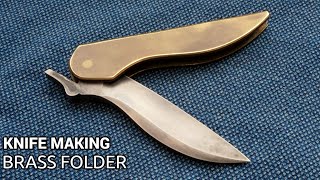 Knife Making - Brass Folder