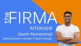 theFIRMA interviews - Qasim Muhammad