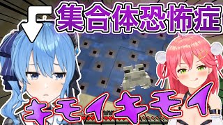 【マイクラ】カエル大量ドッキリで、すいちゃん絶叫！？みこち悪戯