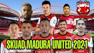 Daftar pemain MADURA UNITED untuk musim 2021